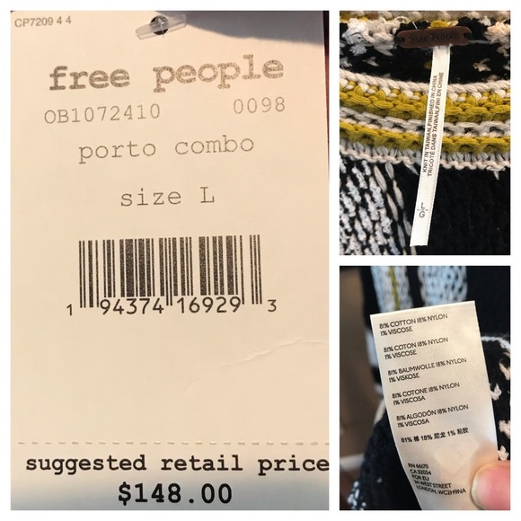 Free People Show Me Love stripe pull over sweater - Picture 14 of 14